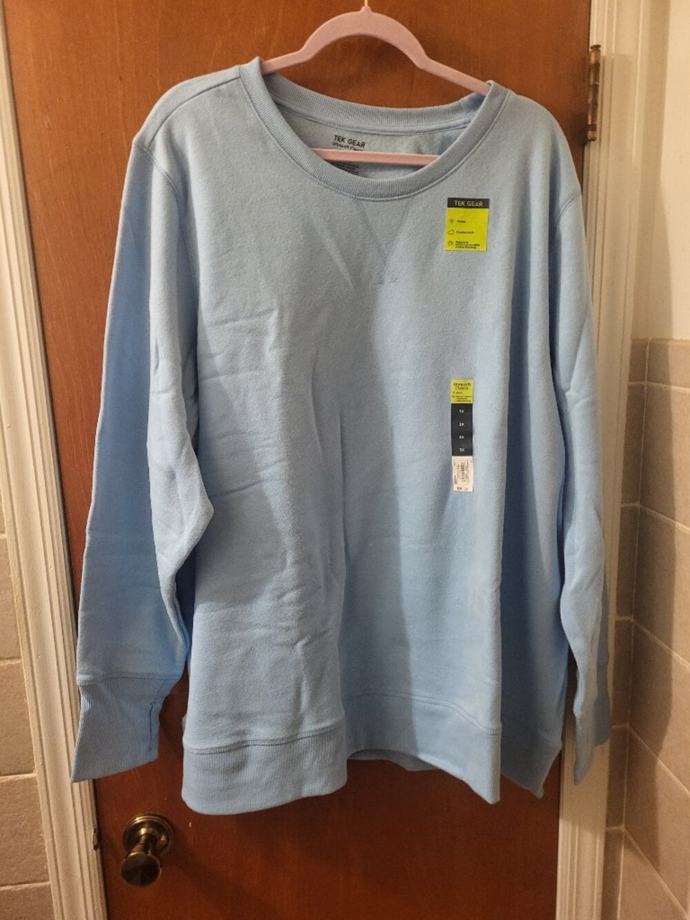 Plus Size Tek Gear® Ultrasoft Fleece Crewneck Sweatshirt (3X) (NWT)